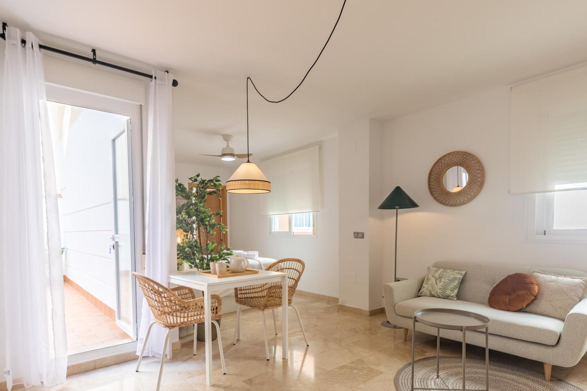 Teatro Suites Malaga City Flat Buitenkant foto